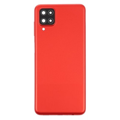 Back Panel Cover For Samsung Galaxy A12 Red - Maxbhi Com