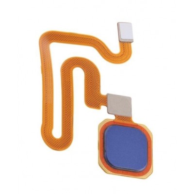 Fingerprint Sensor Flex Cable For Vivo X20 Blue By - Maxbhi Com
