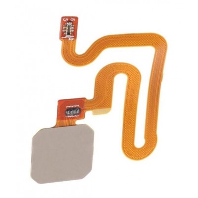 Fingerprint Sensor Flex Cable For Vivo X20 Blue By - Maxbhi Com