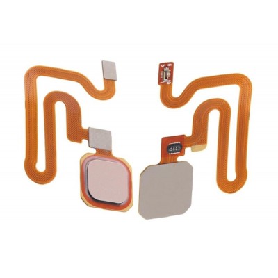 Fingerprint Sensor Flex Cable For Vivo X20 White By - Maxbhi Com