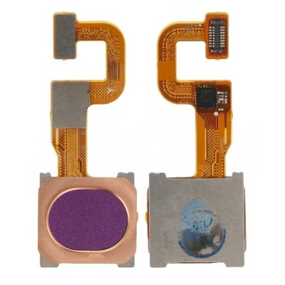 Fingerprint Sensor Flex Cable For Oppo A7x White By - Maxbhi Com