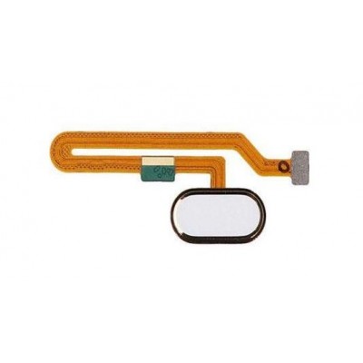 Fingerprint Sensor Flex Cable For Meizu Pro 7 White By - Maxbhi Com