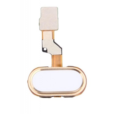 Fingerprint Sensor Flex Cable For Meizu M3s Gold By - Maxbhi Com