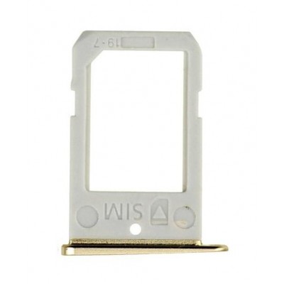 Sim Card Holder Tray For Samsung Galaxy S6 Edge Gold - Maxbhi Com
