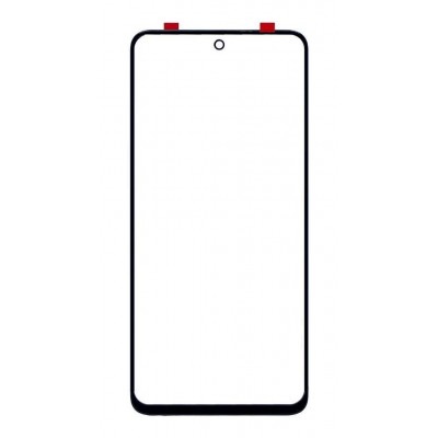 Replacement Front Glass For Xiaomi Redmi Note 10 Pro Max Black By - Maxbhi Com