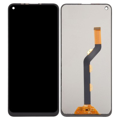 LCD with Touch Screen for Tecno Camon 16 S Black