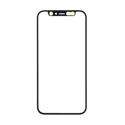 Replacement Front Glass For Apple Iphone 12 Pro Max Black By - Maxbhi Com