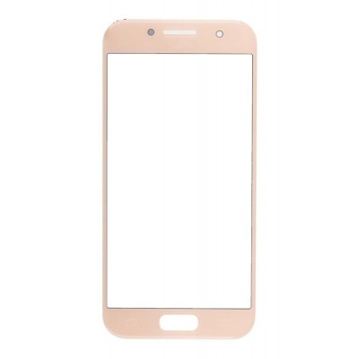 Replacement Front Glass For Samsung Galaxy A3 2017 Rose Gold By - Maxbhi Com