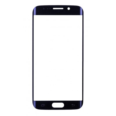 Replacement Front Glass For Samsung Galaxy S6 Edge Cdma Black By - Maxbhi Com