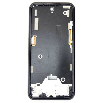Lcd Frame Middle Chassis For Nokia Xr20 Black By - Maxbhi Com