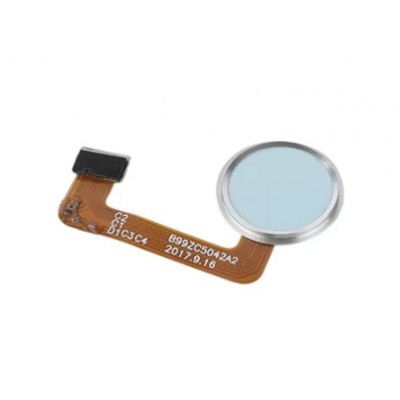 Fingerprint Sensor Flex Cable For Blackview A10 Blue By - Maxbhi Com