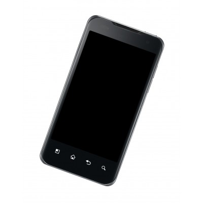 Lcd Frame Middle Chassis For Lg Optimus 2x Black By - Maxbhi Com