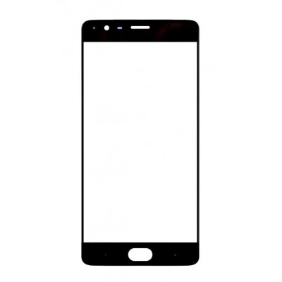 Replacement Front Glass For Oneplus 3t Black By - Maxbhi Com