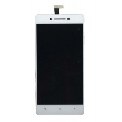 Lcd With Touch Screen For Oppo R1 R829t White By - Maxbhi Com