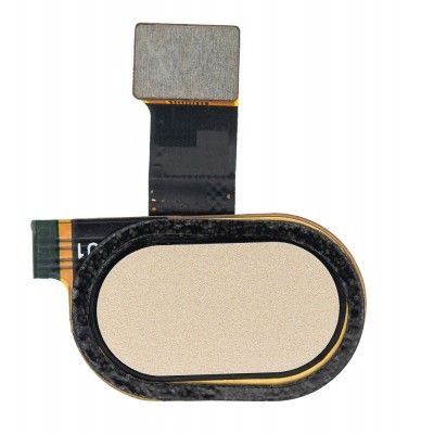 Fingerprint Sensor Flex Cable For Motorola Moto E4 Usa White By - Maxbhi Com