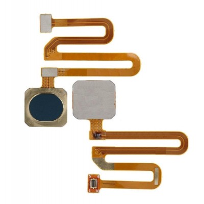 Fingerprint Sensor Flex Cable For Oppo A9x Black By - Maxbhi Com