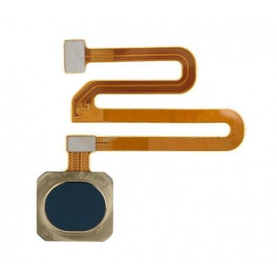 Fingerprint Sensor Flex Cable For Oppo A9x Black By - Maxbhi Com