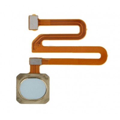 Fingerprint Sensor Flex Cable For Oppo A9x White By - Maxbhi Com