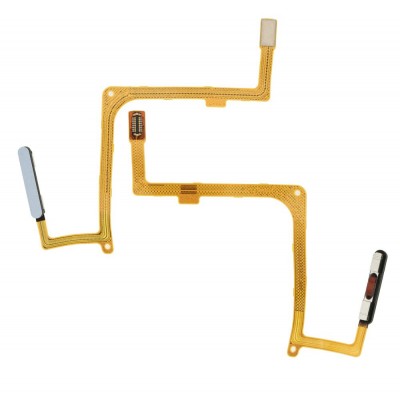 Fingerprint Sensor Flex Cable For Honor View30 Pro Blue By - Maxbhi Com