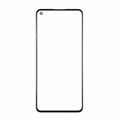 Replacement Front Glass For Oneplus 9r Blue By - Maxbhi Com