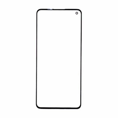 Replacement Front Glass For Oneplus 9r Blue By - Maxbhi Com