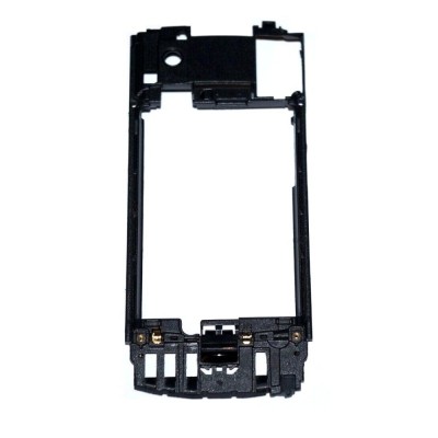 Lcd Frame Middle Chassis For Samsung S8600 Wave 3 Black By - Maxbhi Com