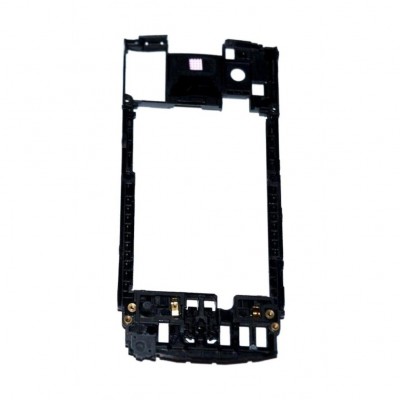 Lcd Frame Middle Chassis For Samsung S8600 Wave 3 White By - Maxbhi Com