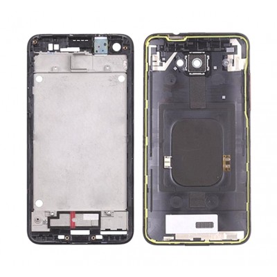 Lcd Frame Middle Chassis For Htc Droid Dna Black By - Maxbhi Com