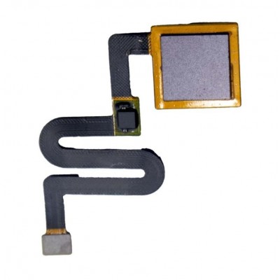 Fingerprint Sensor Flex Cable For Moto M Grey By - Maxbhi Com
