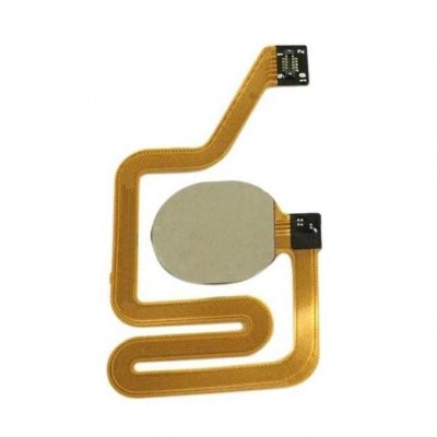 Fingerprint Sensor Flex Cable For Zte Blade V10 Black By - Maxbhi Com