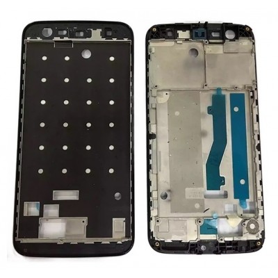 Lcd Frame Middle Chassis For Zte Blade V8 Lite Silver By - Maxbhi Com