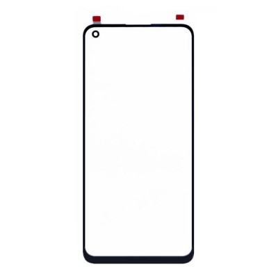 Replacement Front Glass For Oppo F19 Pro Silver By - Maxbhi Com