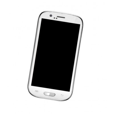 Lcd Frame Middle Chassis For Maxx Ax3 Black By - Maxbhi Com