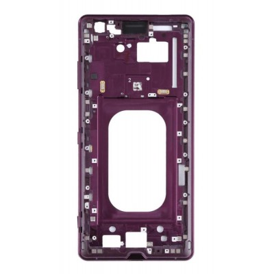 Lcd Frame Middle Chassis For Sony Xperia Xz3 Red By - Maxbhi Com