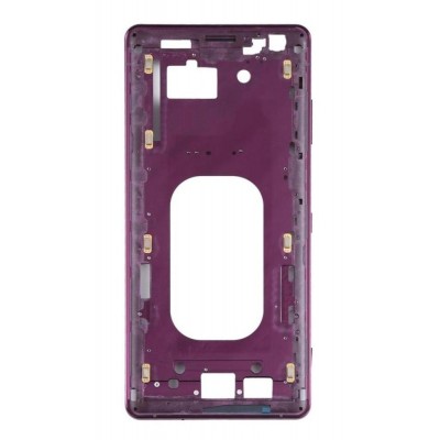 Lcd Frame Middle Chassis For Sony Xperia Xz3 Red By - Maxbhi Com