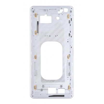 Lcd Frame Middle Chassis For Sony Xperia Xz3 Silver By - Maxbhi Com