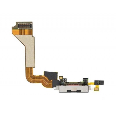 Flex Cable Connector For Apple Iphone 4 Black - Maxbhi Com
