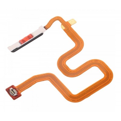 Fingerprint Sensor Flex Cable For Realme 6 White By - Maxbhi Com
