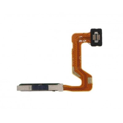 Fingerprint Sensor Flex Cable For Oppo A52 White By - Maxbhi Com