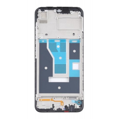 Lcd Frame Middle Chassis For Realme C21 Black By - Maxbhi Com