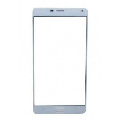 Replacement Front Glass For Gionee M5 Plus White By - Maxbhi Com