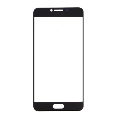 Replacement Front Glass For Samsung Galaxy C5 Grey By - Maxbhi Com