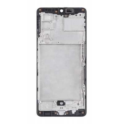 Lcd Frame Middle Chassis For Samsung Galaxy A42 5g Black By - Maxbhi Com