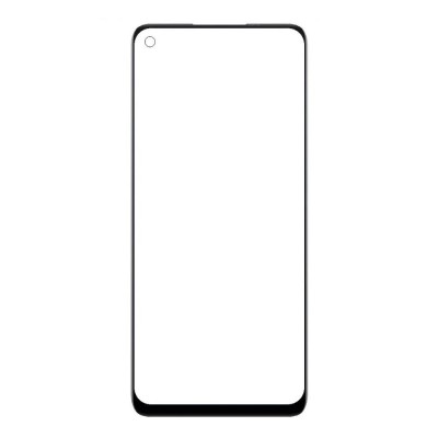Replacement Front Glass For Realme 7 5g White By - Maxbhi Com