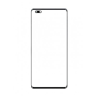 Replacement Front Glass For Honor V40 5g Black By - Maxbhi Com