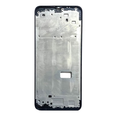 Lcd Frame Middle Chassis For Oppo A15 White By - Maxbhi Com