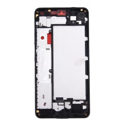 Lcd Frame Middle Chassis For Microsoft Lumia 650 Black By - Maxbhi Com