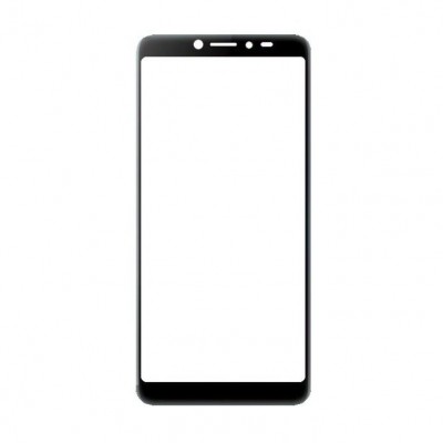 Replacement Front Glass For Blu Studio X10 Plus White By - Maxbhi Com