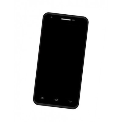 Lcd Frame Middle Chassis For Celkon Millennia Q452 Grey By - Maxbhi Com