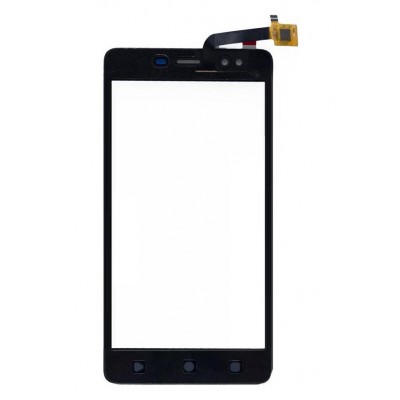 Touch Screen Digitizer For Intex Aqua Selfie Black By - Maxbhi Com